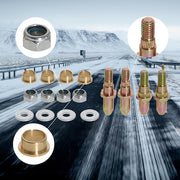 DURAFORCE Car Door Hinge Pins Bushing Kit Fit for Chevy Silverado GMC Sierra Truck SUV