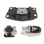 DURAFORCE For 12-18 2.0L L4 3PCS Engine Motor & Trans Mount Kit 3214/3103/3238