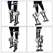 DURAFORCE 18"-30" Stilt Aluminum Alloy Stilts Adjustable Drywall Stilt Painting Tool Black