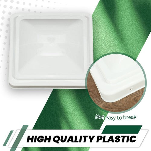 DURAFORCE 3 Pack 14"X14" Ventline Roof Vent Cover RV Replacement Vent Lid Roof Part White