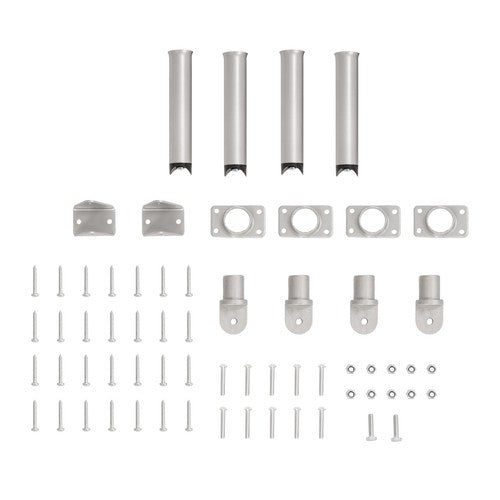 DURAFORCE Upgraded 113" Rear Exterior Straight Ladder For RV- Powder Coated #139.21 LA-401