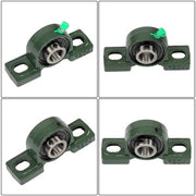 DURAFORCE 6× UCP204-12 Pillow Block Mounted Ball Bearing 3/4" Bore Cast Iron Base