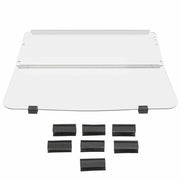 DURAFORCE Folding Clear Windshield For Club Car DS 1982-2000.5 1989 Golf Cart