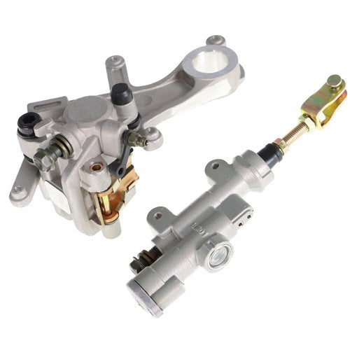 DURAFORCE Rear Brake Master Cylinder &Brake Caliper &Hose Assembly For Honda CRF450 CRF250