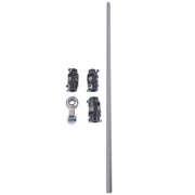 DURAFORCE Black U Joint 36" Steel Steering Shaft w/ 3/4" DD Steering Shaft Support Bearing
