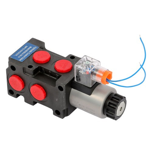 DURAFORCE 13 GPM Solenoid 12V DC 6 Port Hydraulic Adjustable Variable Flow Control Valve