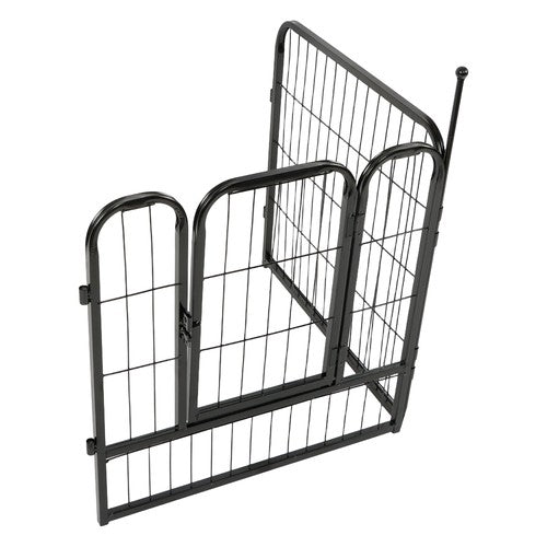 DURAFORCE 16 Panels 24x24 inch Dog Playpen Crate Fence Pet PlayPen Exercise Cage