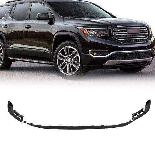 DURAFORCE Front Bumper Trim Valance Air Deflector Plastic Black For GMC Acadia 2020-2023