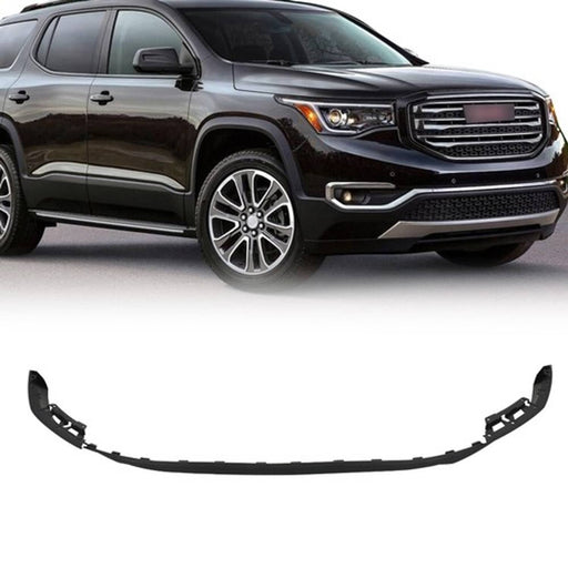 DURAFORCE Front Bumper Trim Valance Air Deflector Plastic Black For GMC Acadia 2020-2023