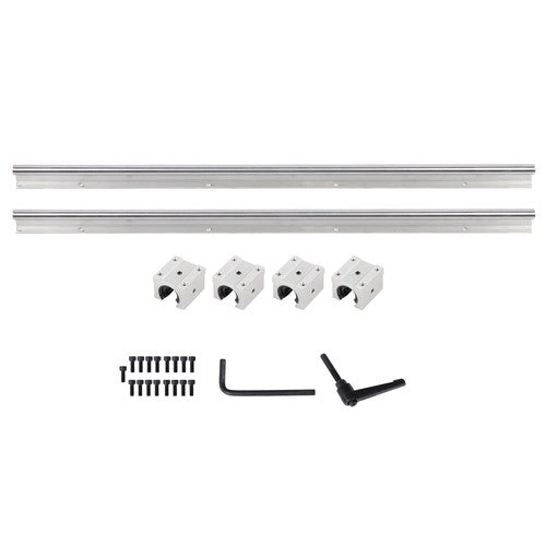DURAFORCE 2PCS SBR16-800mm Linear Bearings & 4 PCS SBR16UU Carriage Bearing Blocks New