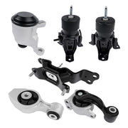 DURAFORCE 6x Engine & Transmission Mounts Set for Nissan Pathfinder JX35 QX60 3.5L 2013-20