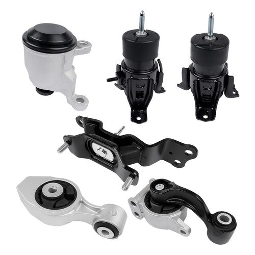 DURAFORCE 6x Engine & Transmission Mounts Set for Nissan Pathfinder JX35 QX60 3.5L 2013-20