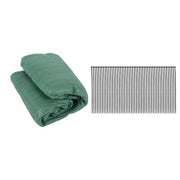 DURAFORCE Dark Green Heavy Duty Garden Privacy Fence 4' x 50' Barrier Net With Zip Ties