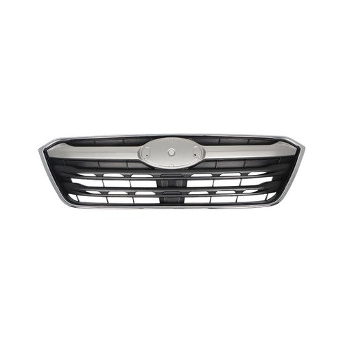 DURAFORCE Front Bumper Upper Grille ABS Plastic Chrome Black For Subaru Outback 2020-2022