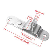 DURAFORCE Cargo Trailer door hasp Bar lock Handle keeper padlock race enclosed car hauler