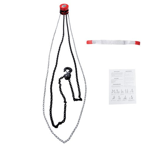 DURAFORCE 3 Ton/6600 lbs Capacity 10FT Come Along Hand Chain Hoist G80 Galvanized Chain