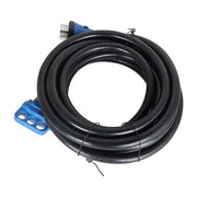DURAFORCE RV Extension Cord 50Amp 25FT Power Inlet Box Combo Kit Twist Lock+LED NEMA14-50P