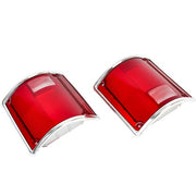 DURAFORCE Tail Lights Lamps w/Chrome Left & Right For 73-91 Chevrolet C10 K10 GMC Sierra