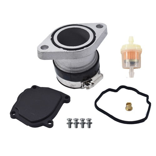 DURAFORCE Carburetor W/ Intake Manifold Boot Fit For Yamaha Big Bear Wolverine 350 YFM350
