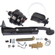 DURAFORCE Universal 7" Dual Booster with 1" Bore Master Cylinder Disc Disc Prop. Valve Kit