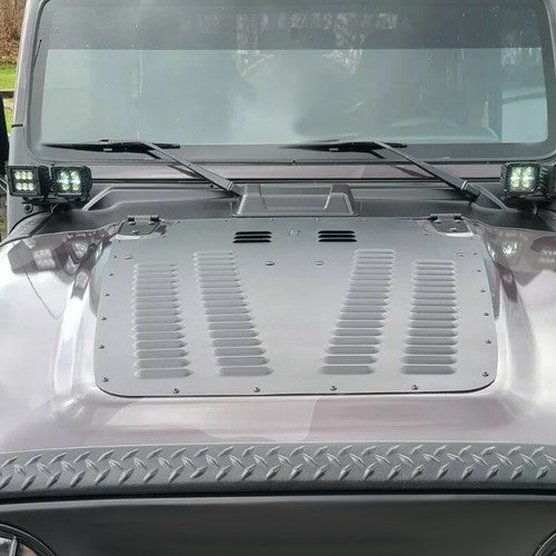 Vented Hood Louver Black For Jeep Wrangler TJ LJ 2003 2004 2005 2006