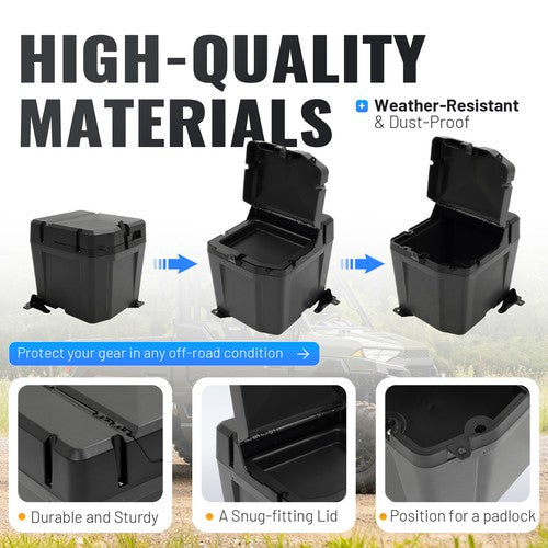 2882910 Under Seat Storage Box Double Decker for Polaris Ranger XP 1000 2018 2023