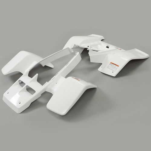 DURAFORCE One Set White Front & Rear Fender Plastic Body For Yamaha Banshee 350 1987-2006