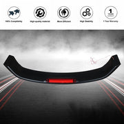 DURAFORCE For Honda Civic 2012 13 14-15 ABS Rear Trunk Lip Spoiler Wing w/Led Brake Light