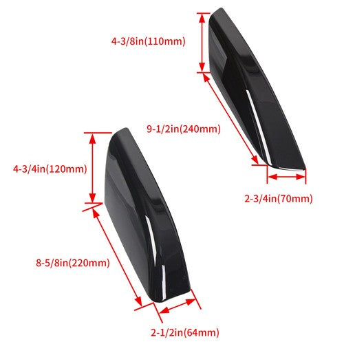 For Toyota 4Runner N210 2003-2009 Roof Rack Rail End Cover Shell Cap 4pcs