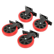 DURAFORCE Caster Wheels, Heavy Duty 6 Inch Casters Set of 4, Locking Swivel Casters Wheels