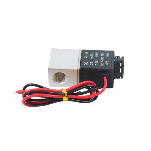 DURAFORCE 1/4 Inch Fast Closing Zero Differential Air Water Electric Solenoid Valve 110VAC