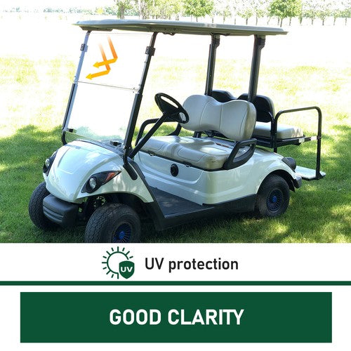 DURAFORCE For Yamaha G29 DRIVE Clear Windshield Folding (07-16) NEW ITEM Golf Cart Part