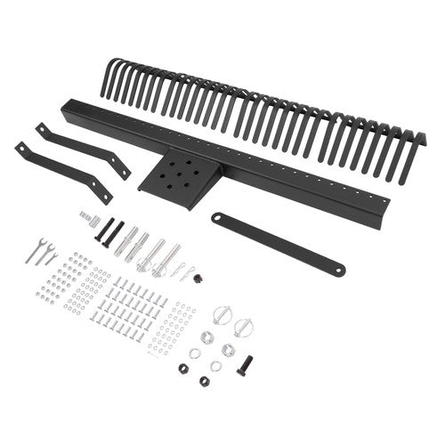DURAFORCE 3 Point Landscape Rake 60" 5 FT For Cat 1 Tractor Loader Hookup 360° Rotation
