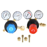DURAFORCE Oxygen & Acetylene Regulators CGA540 and CGA200 Compatible W/V-Style Welding Gas