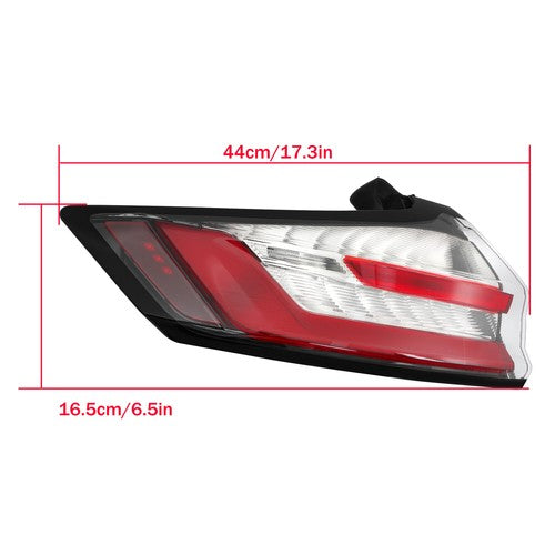 DURAFORCE Rear Passenger+Driver Side Tail Lights For Ford Edge SE SEL 2019-2023 Outer Lamp