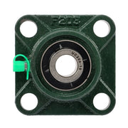DURAFORCE 4pcs UCF202-10 Pillow Block Bearing 5/8" Bore 4-Bolt Self-Aligning Solid Base