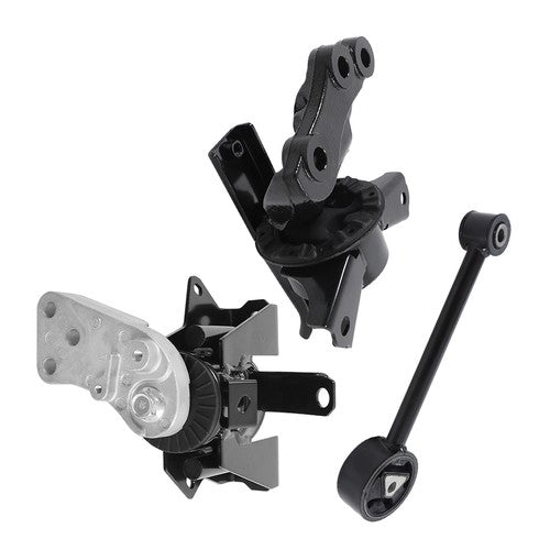 DURAFORCE 1092A096 New 3PCS Engine Motor Mount Set For 14-22 Mitsubishi Mirage G4 L3 1.2L