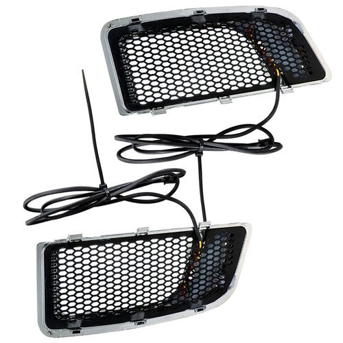 DURAFORCE Fairing Lower Grill LED Turn Signal Running Light For Electra Glide 2014-2020