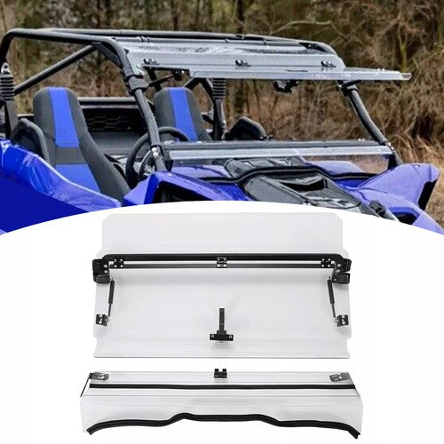 DURAFORCE Heavy Duty Scratch Resistant Flip Windshield for Yamaha YXZ (2019+)