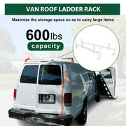 DURAFORCE 41"-77" Universal Ladder Roof Racks 2 Bars For Express GMC Savana Ford E-Series
