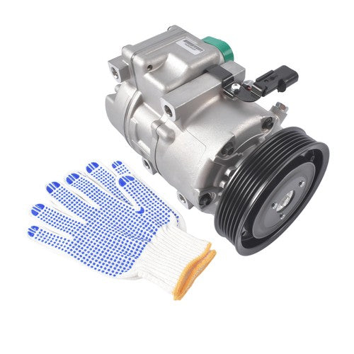 DURAFORCE New A/C Compressor for Hyundai Genesis 3.8 2009-2014 V6 3.8L w/ 6-Groove Pulley