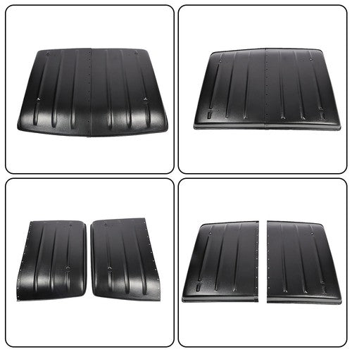DURAFORCE Black Plastic Hard Top Roof For Kawasaki Mule 600 / 610 SX 4X4 2005-2022