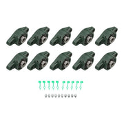 DURAFORCE 10Pcs UCFL201-8 Pillow Block Bearing 1/2" Bore 2 Bolt Flange Mounted New