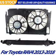 DURAFORCE NEW Radiator Cooling Fan Assembly with Shroud for Toyota RAV4 2013-2019 L4 2.5L