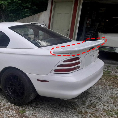 ABS Plastic Rear Wing Spoiler Primed for 1994 1998 Ford Mustang Saleen