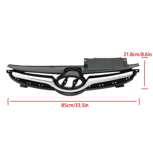 DURAFORCE For Hyundai Elantra 2014-2016 Front Upper Lower Grilles And Bumper Brackets Set