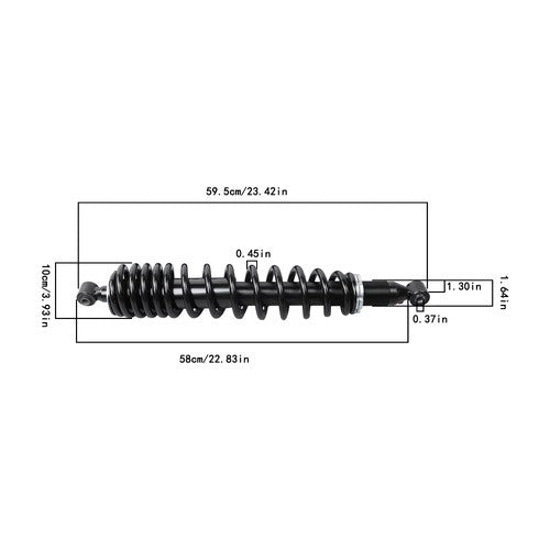 DURAFORCE 2016-2018 For Yamaha Wolverine 700 B35-F2200-00-00 Dual-Rate Rear Shock Absorber