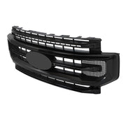 DURAFORCE Front Bumper Grille Plastic Gloss Black For Ford F250 F350 2020-2022 Super Duty