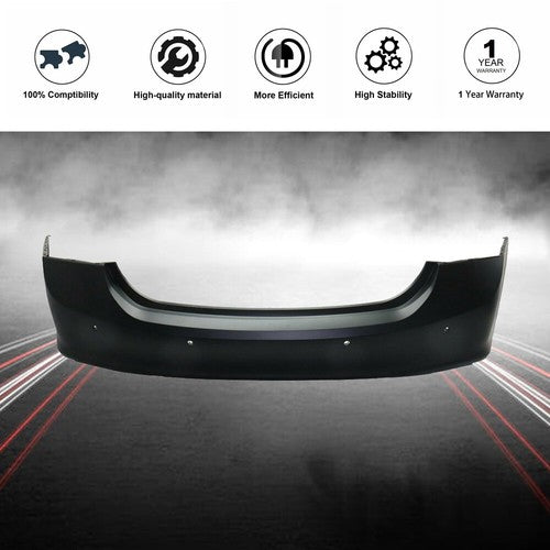 DURAFORCE For 16 17-2018 Chevy Malibu Sedan 4DR With Park & Parallel Rear Bumper Cover