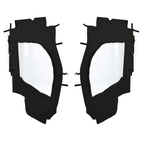 DURAFORCE For Kubota RTV1100 Black PVC Full Soft Doors Cab Enclosure RTV900/RTV1120 08-14